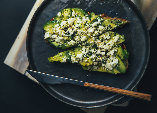 Avocado & Crumbly Cheese