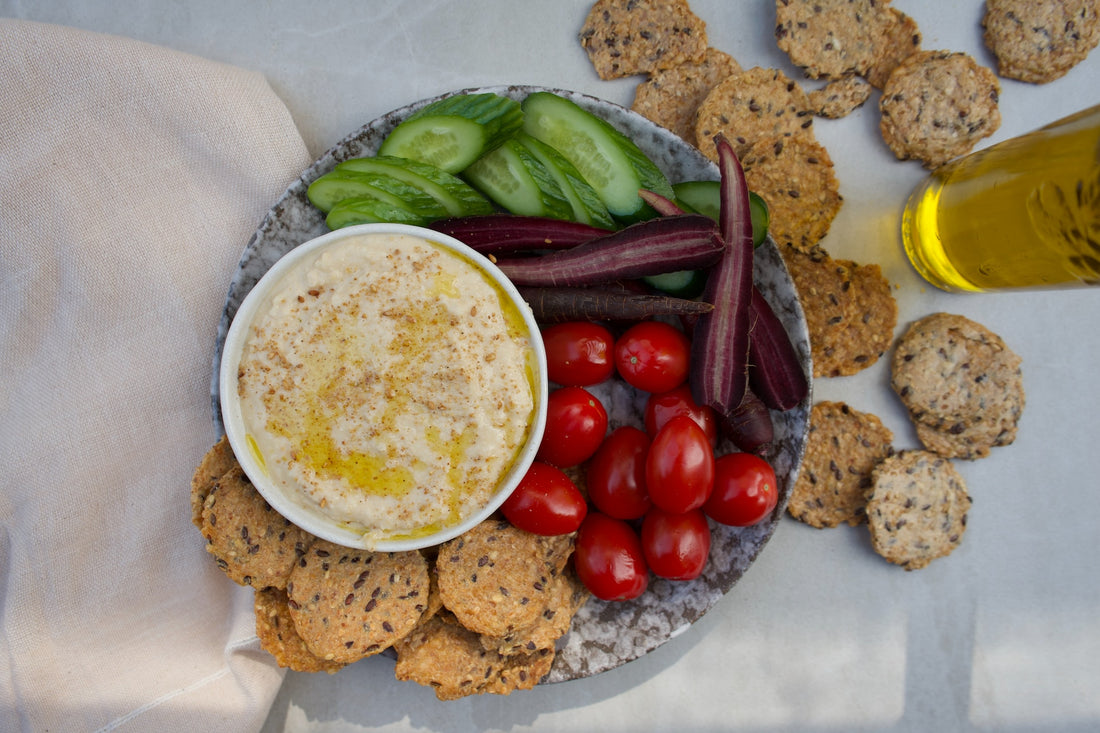 Tahini yogurt sauce with Baharat spice mix