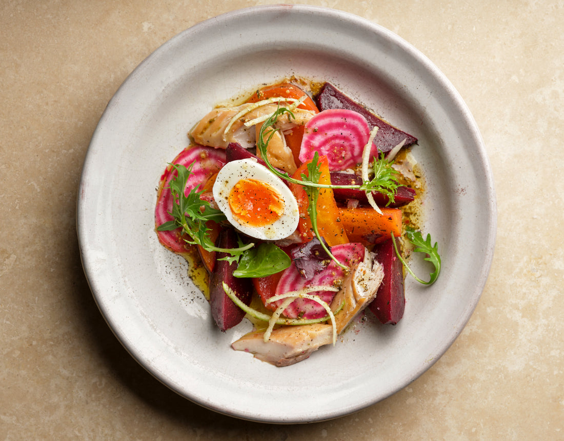 Mackerel & Beetroot Spiced Salad