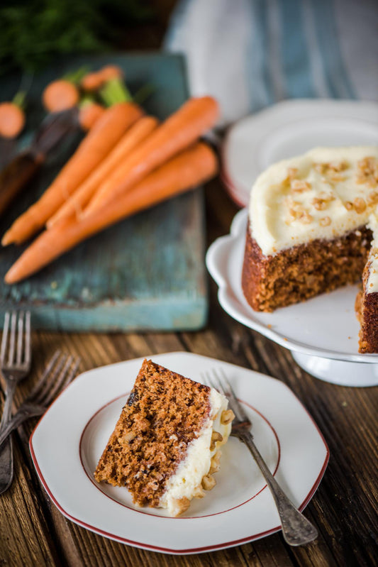 Carrot cake with Quatre Épices spice mix