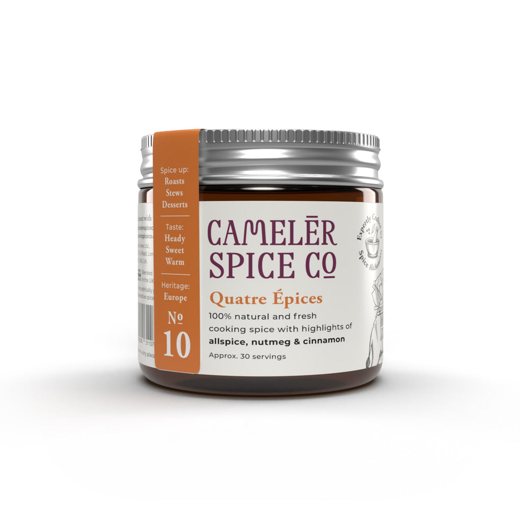 Quatre Epices (French all-purpose fresh cooking spice) Front product view