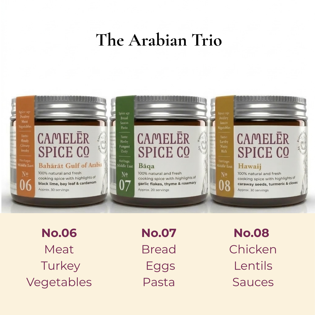 Gourmet Spice Gift Box (Set of 3)