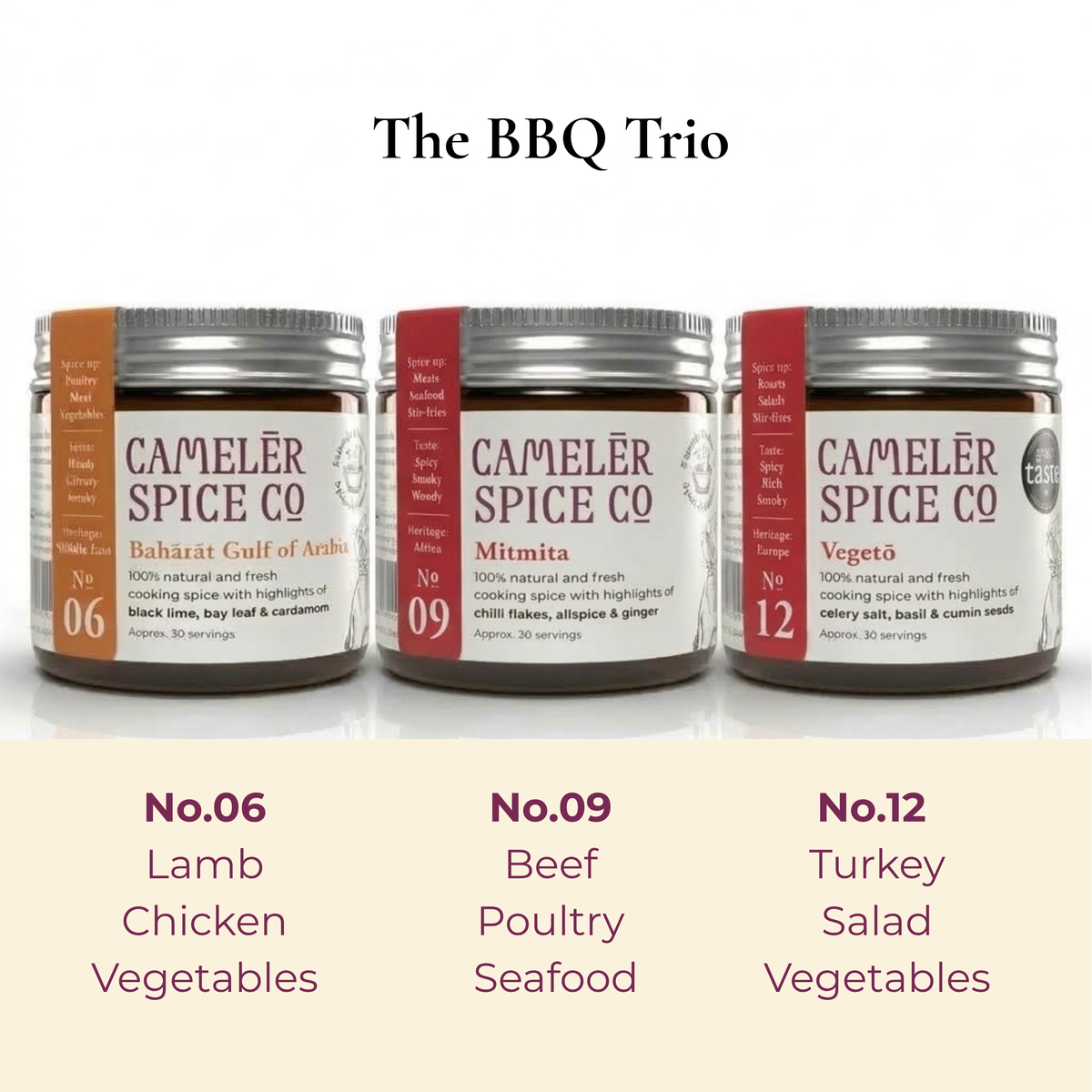 Gourmet Spice Gift Box (Set of 3)