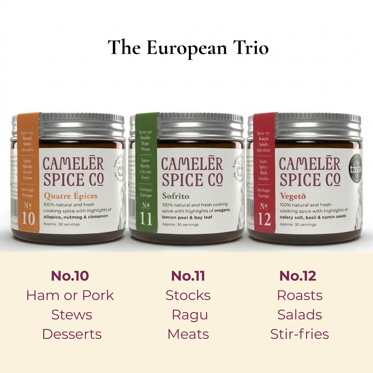 Gourmet Spice Gift Box (Set of 3)