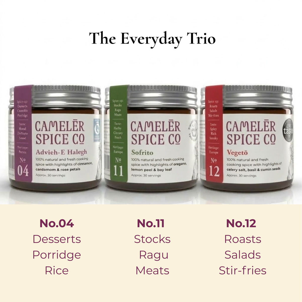 Gourmet Spice Gift Box (Set of 3)